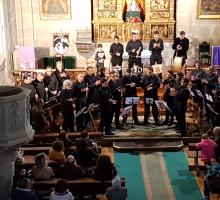 Concierto escuela de dulzaina de Avila en Iglesia de las Vacas